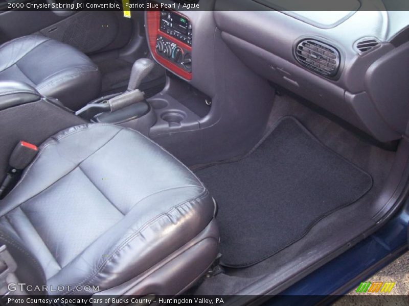 Patriot Blue Pearl / Agate 2000 Chrysler Sebring JXi Convertible