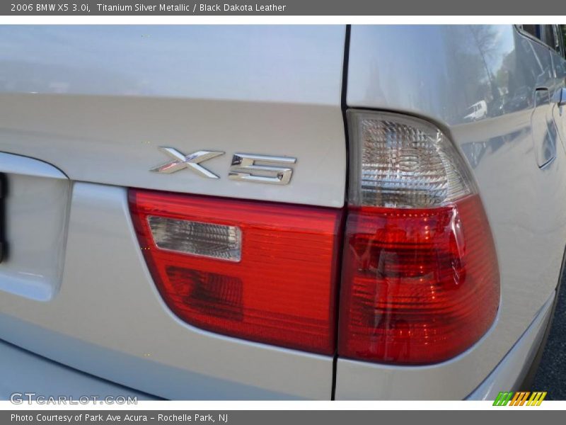 Titanium Silver Metallic / Black Dakota Leather 2006 BMW X5 3.0i