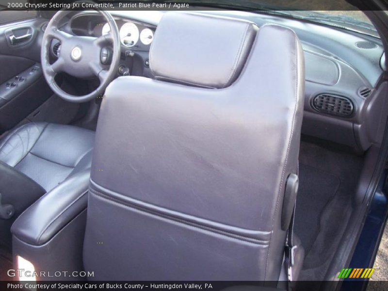 Patriot Blue Pearl / Agate 2000 Chrysler Sebring JXi Convertible