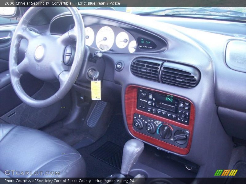 Patriot Blue Pearl / Agate 2000 Chrysler Sebring JXi Convertible