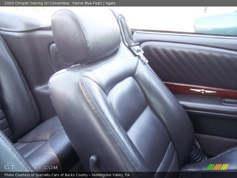 Patriot Blue Pearl / Agate 2000 Chrysler Sebring JXi Convertible