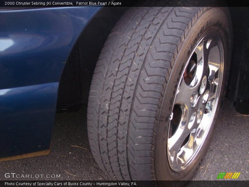 Patriot Blue Pearl / Agate 2000 Chrysler Sebring JXi Convertible