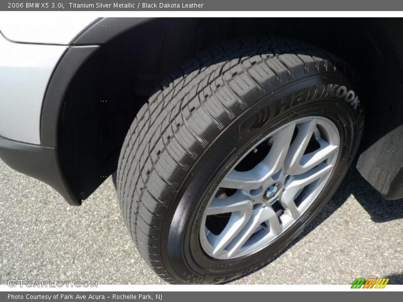 Titanium Silver Metallic / Black Dakota Leather 2006 BMW X5 3.0i