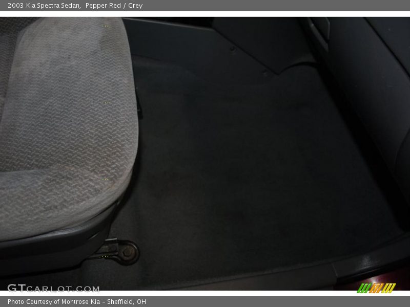 Pepper Red / Grey 2003 Kia Spectra Sedan