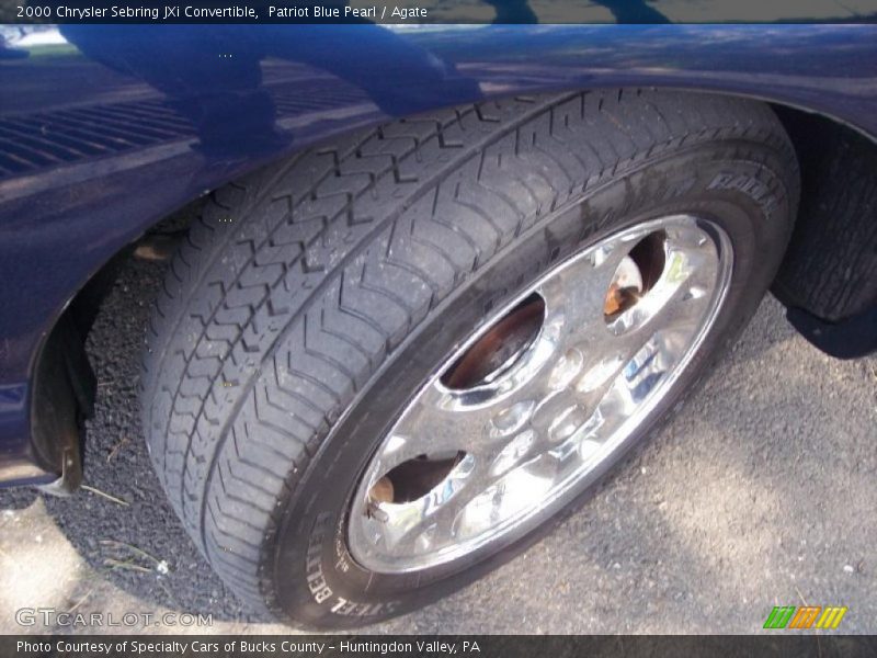 Patriot Blue Pearl / Agate 2000 Chrysler Sebring JXi Convertible