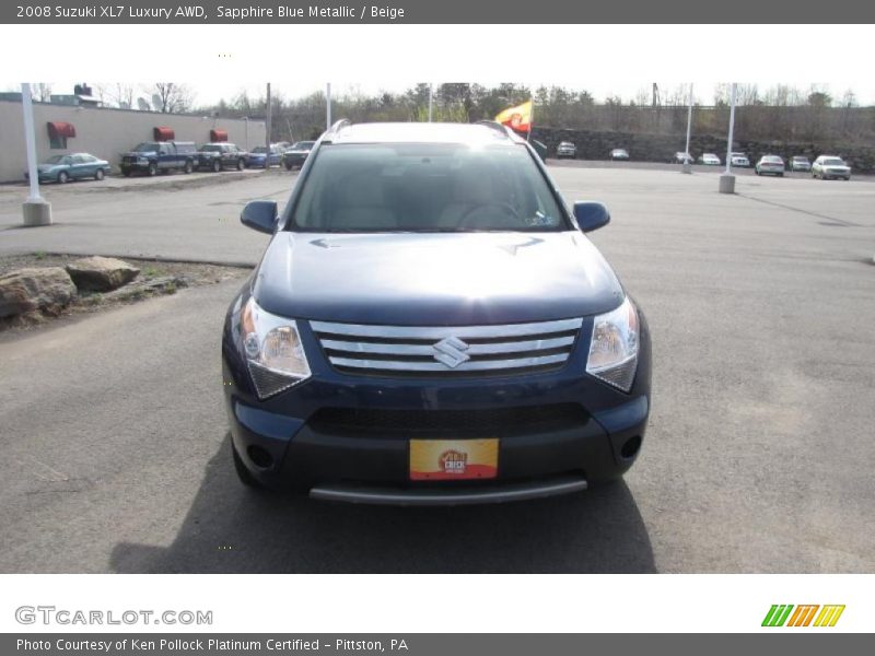 Sapphire Blue Metallic / Beige 2008 Suzuki XL7 Luxury AWD