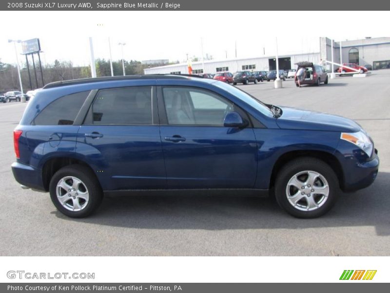 Sapphire Blue Metallic / Beige 2008 Suzuki XL7 Luxury AWD