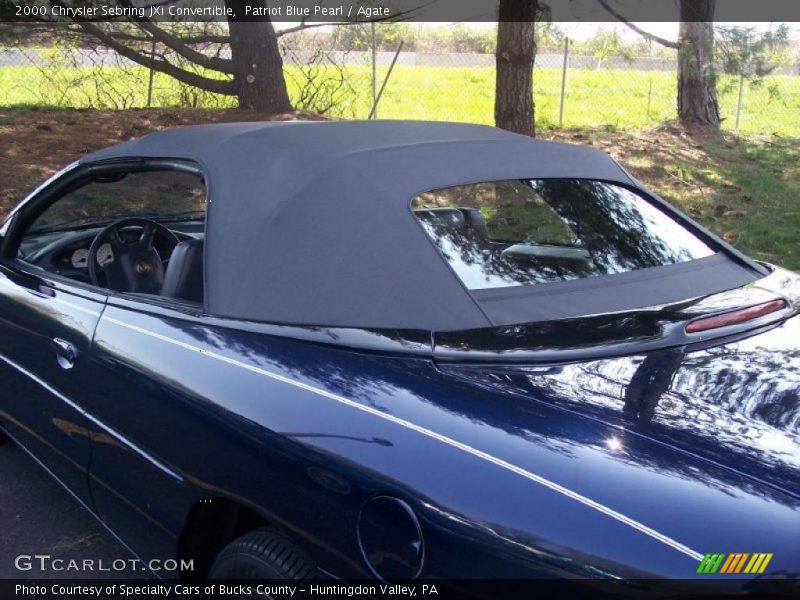 Patriot Blue Pearl / Agate 2000 Chrysler Sebring JXi Convertible