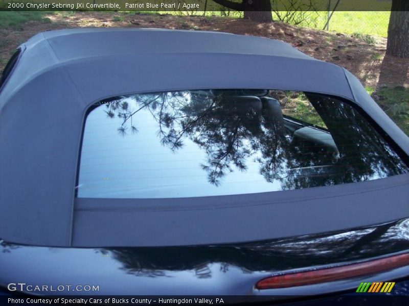 Patriot Blue Pearl / Agate 2000 Chrysler Sebring JXi Convertible
