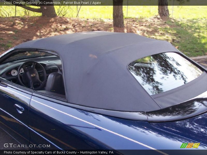 Patriot Blue Pearl / Agate 2000 Chrysler Sebring JXi Convertible