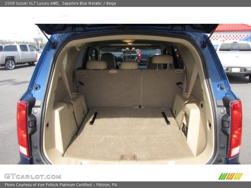 Sapphire Blue Metallic / Beige 2008 Suzuki XL7 Luxury AWD