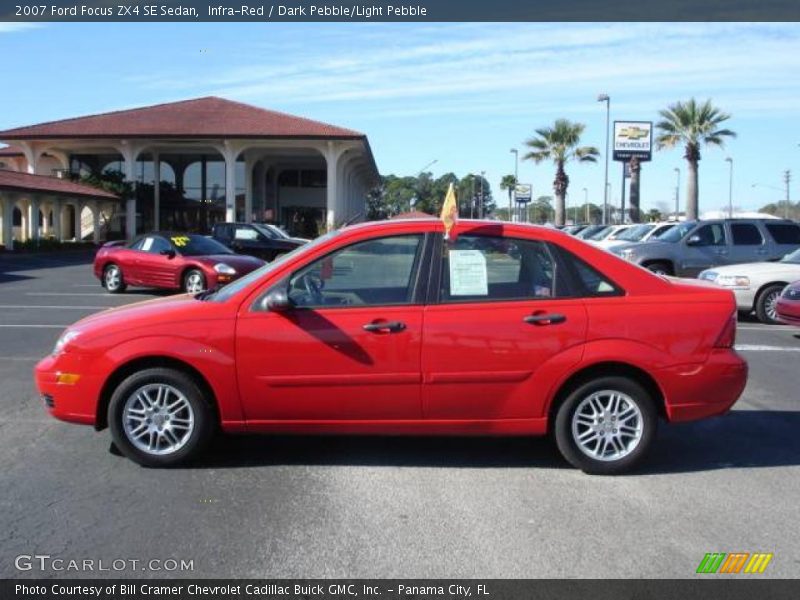 Infra-Red / Dark Pebble/Light Pebble 2007 Ford Focus ZX4 SE Sedan