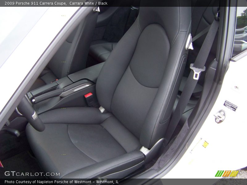 Carrara White / Black 2009 Porsche 911 Carrera Coupe