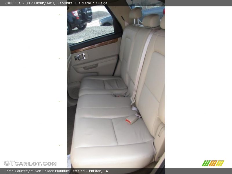 Sapphire Blue Metallic / Beige 2008 Suzuki XL7 Luxury AWD