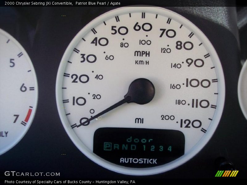 Patriot Blue Pearl / Agate 2000 Chrysler Sebring JXi Convertible