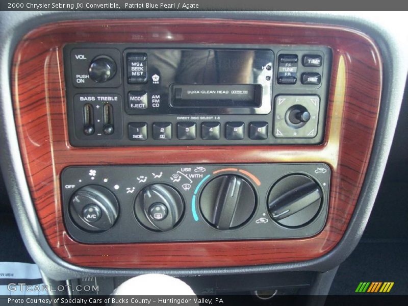 Patriot Blue Pearl / Agate 2000 Chrysler Sebring JXi Convertible