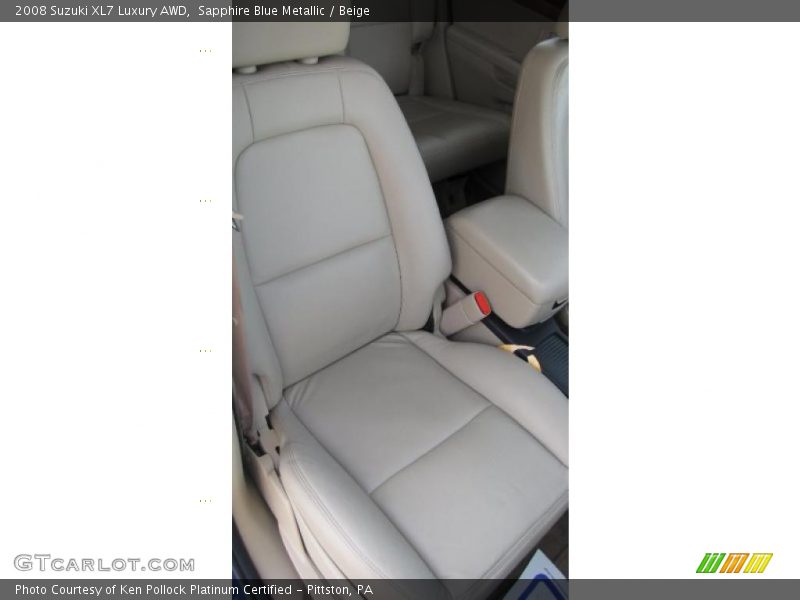 Sapphire Blue Metallic / Beige 2008 Suzuki XL7 Luxury AWD