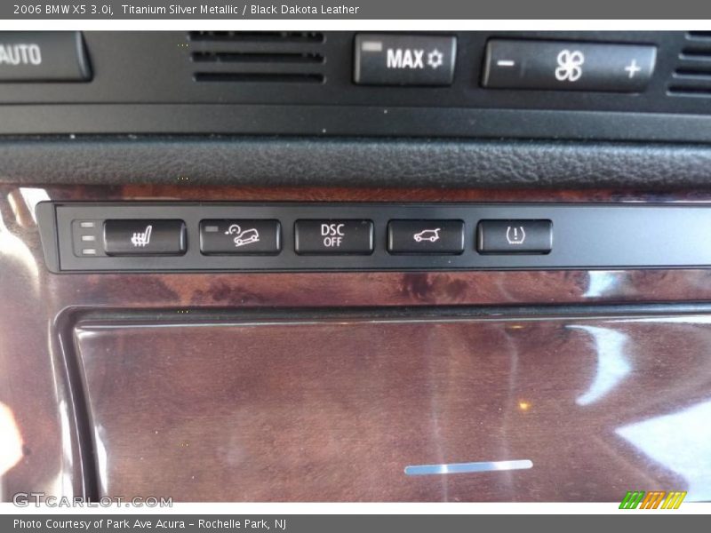Titanium Silver Metallic / Black Dakota Leather 2006 BMW X5 3.0i