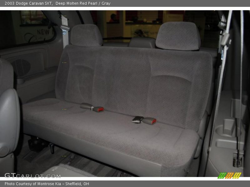 Deep Molten Red Pearl / Gray 2003 Dodge Caravan SXT