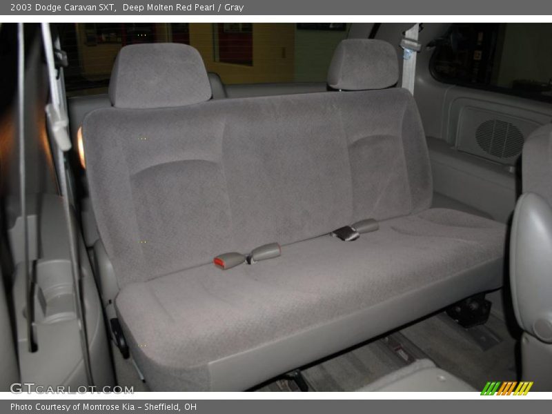 Deep Molten Red Pearl / Gray 2003 Dodge Caravan SXT