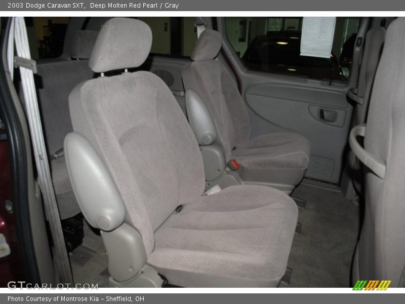 Deep Molten Red Pearl / Gray 2003 Dodge Caravan SXT