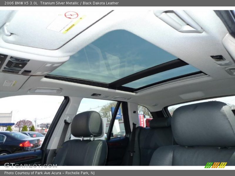 Titanium Silver Metallic / Black Dakota Leather 2006 BMW X5 3.0i