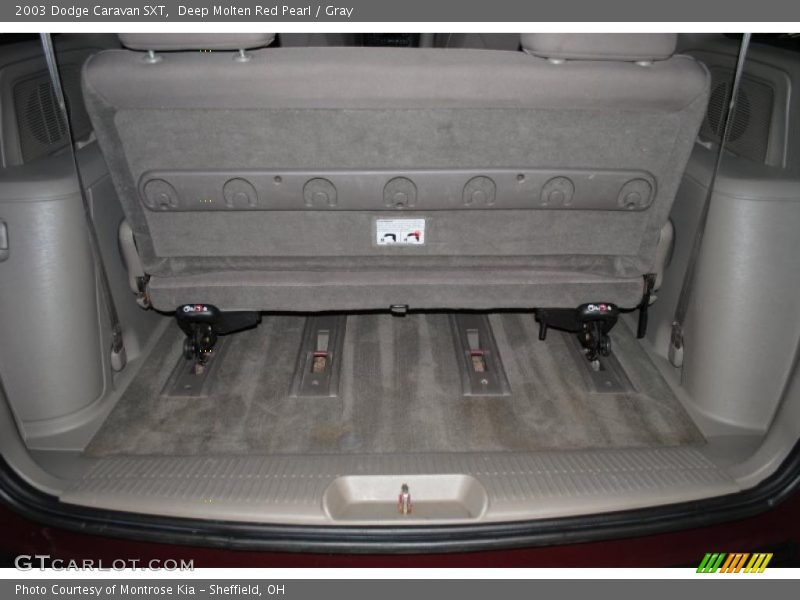 Deep Molten Red Pearl / Gray 2003 Dodge Caravan SXT
