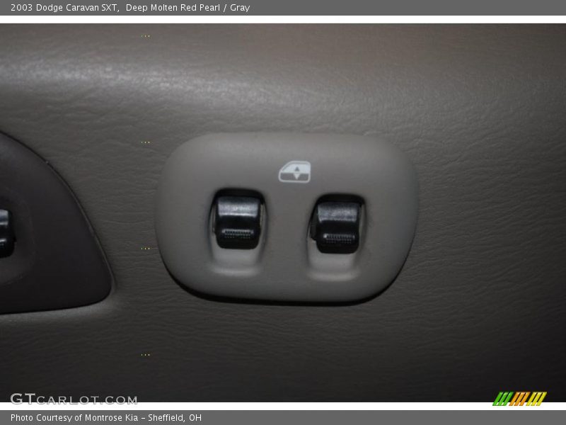 Deep Molten Red Pearl / Gray 2003 Dodge Caravan SXT