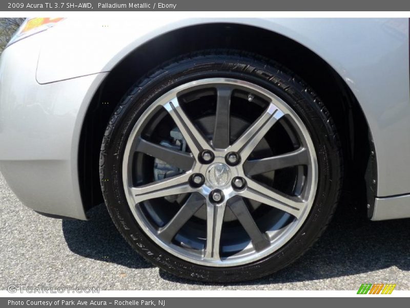 Palladium Metallic / Ebony 2009 Acura TL 3.7 SH-AWD
