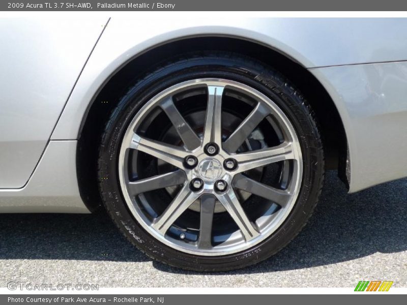 Palladium Metallic / Ebony 2009 Acura TL 3.7 SH-AWD