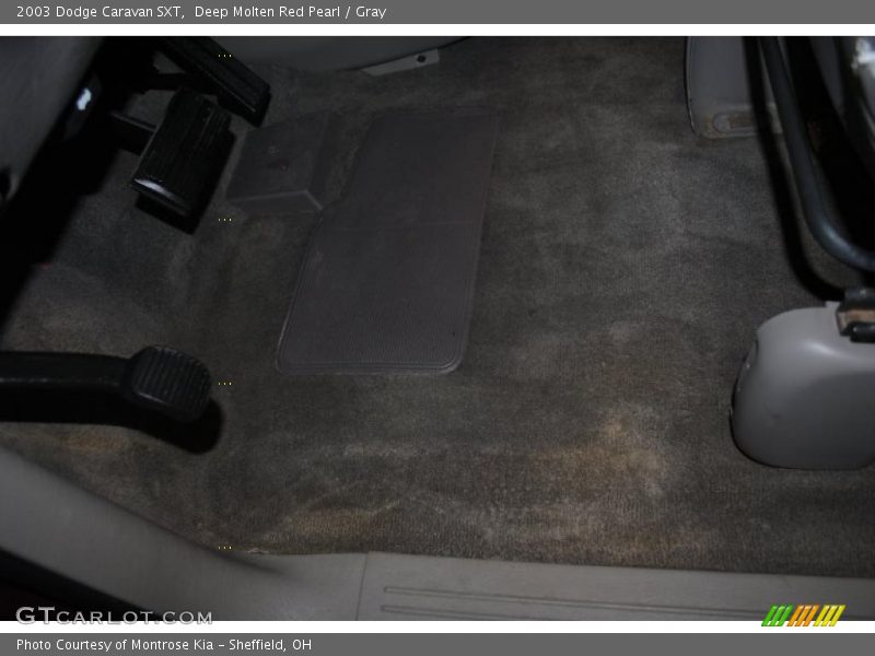 Deep Molten Red Pearl / Gray 2003 Dodge Caravan SXT