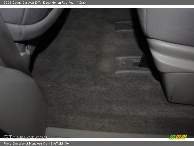 Deep Molten Red Pearl / Gray 2003 Dodge Caravan SXT