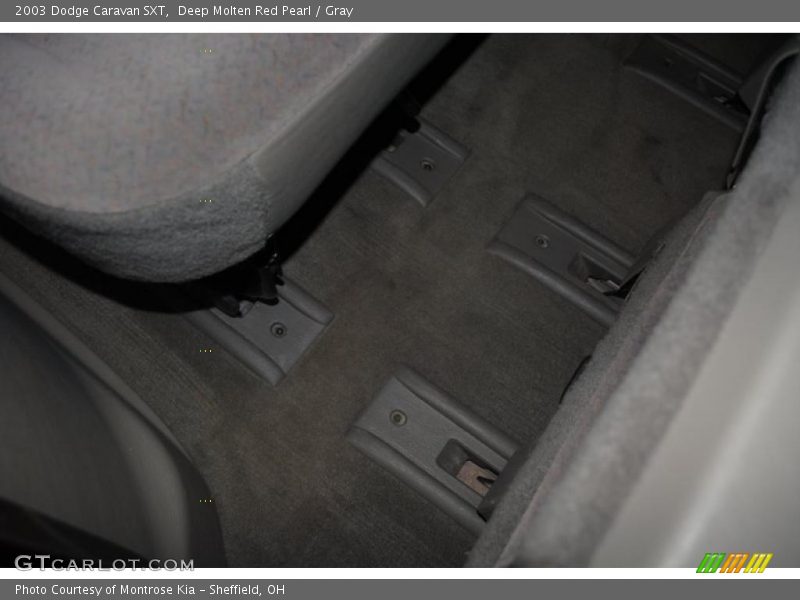 Deep Molten Red Pearl / Gray 2003 Dodge Caravan SXT