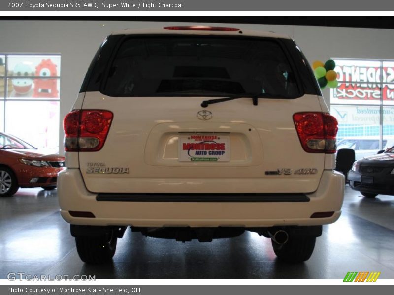 Super White / Light Charcoal 2007 Toyota Sequoia SR5 4WD