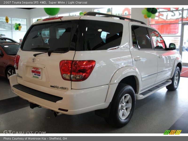 Super White / Light Charcoal 2007 Toyota Sequoia SR5 4WD