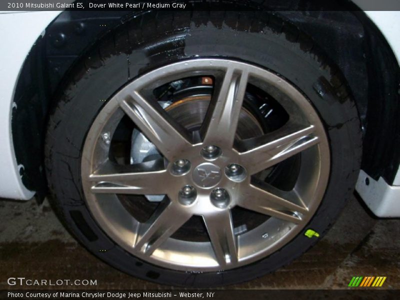 Dover White Pearl / Medium Gray 2010 Mitsubishi Galant ES
