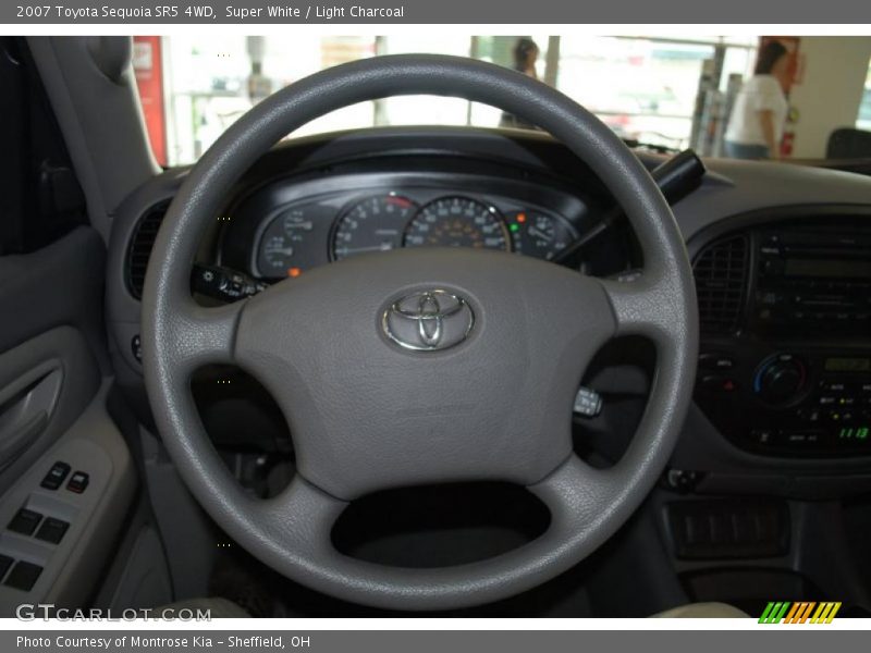 Super White / Light Charcoal 2007 Toyota Sequoia SR5 4WD