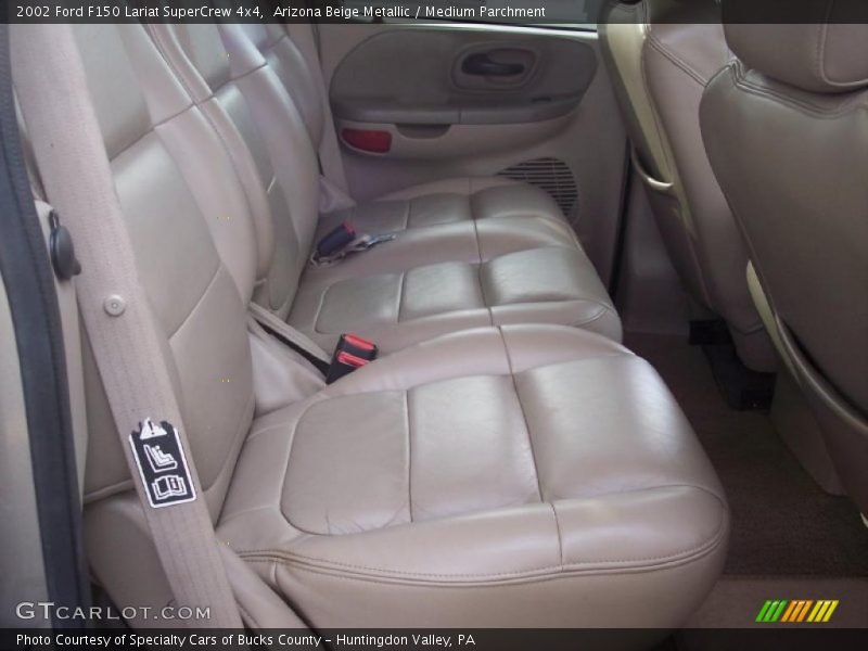 Arizona Beige Metallic / Medium Parchment 2002 Ford F150 Lariat SuperCrew 4x4