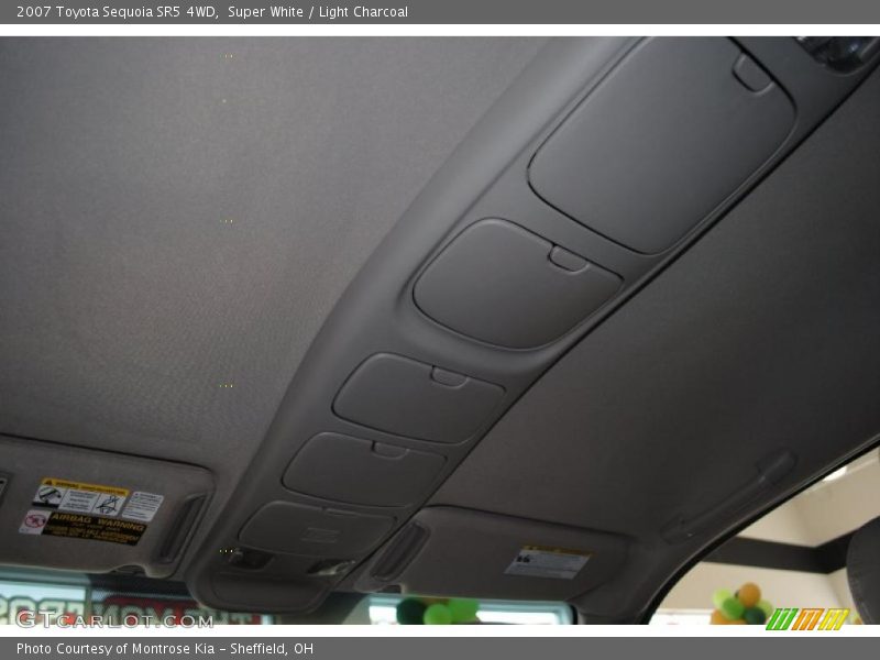 Super White / Light Charcoal 2007 Toyota Sequoia SR5 4WD