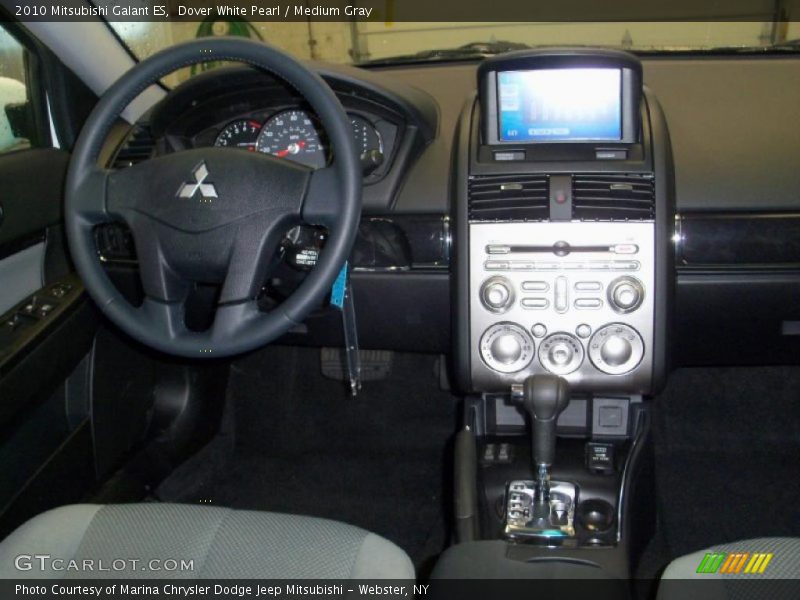 Dover White Pearl / Medium Gray 2010 Mitsubishi Galant ES