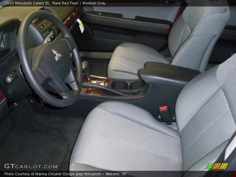 Rave Red Pearl / Medium Gray 2010 Mitsubishi Galant ES