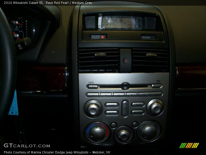 Rave Red Pearl / Medium Gray 2010 Mitsubishi Galant ES