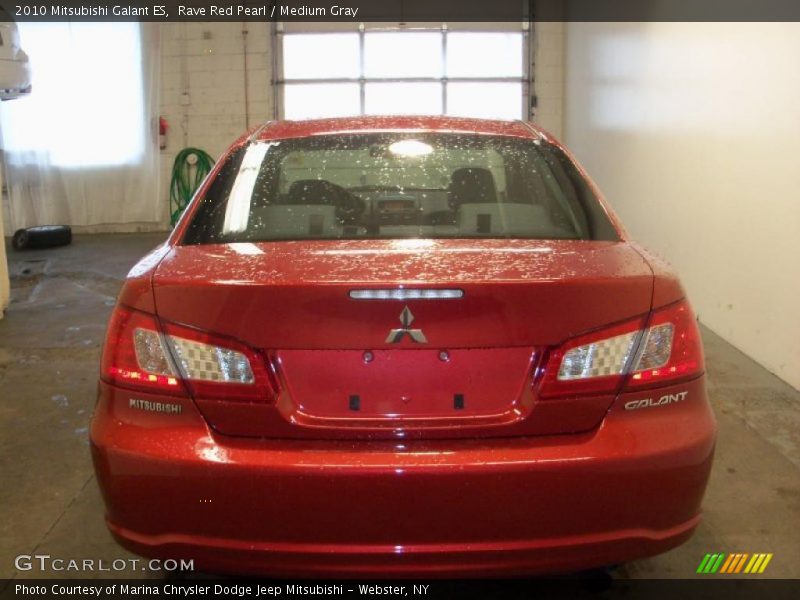 Rave Red Pearl / Medium Gray 2010 Mitsubishi Galant ES