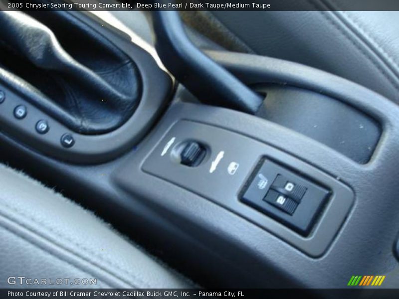 Deep Blue Pearl / Dark Taupe/Medium Taupe 2005 Chrysler Sebring Touring Convertible