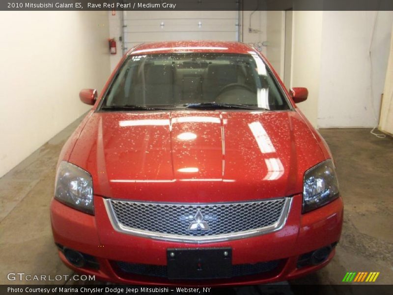 Rave Red Pearl / Medium Gray 2010 Mitsubishi Galant ES