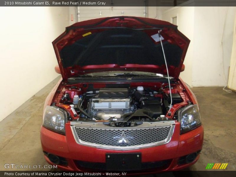 Rave Red Pearl / Medium Gray 2010 Mitsubishi Galant ES