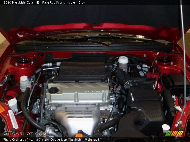 Rave Red Pearl / Medium Gray 2010 Mitsubishi Galant ES