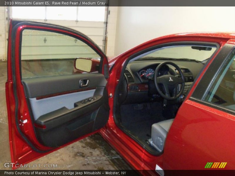 Rave Red Pearl / Medium Gray 2010 Mitsubishi Galant ES