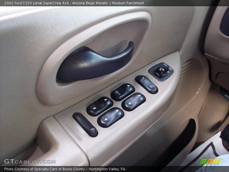 Arizona Beige Metallic / Medium Parchment 2002 Ford F150 Lariat SuperCrew 4x4