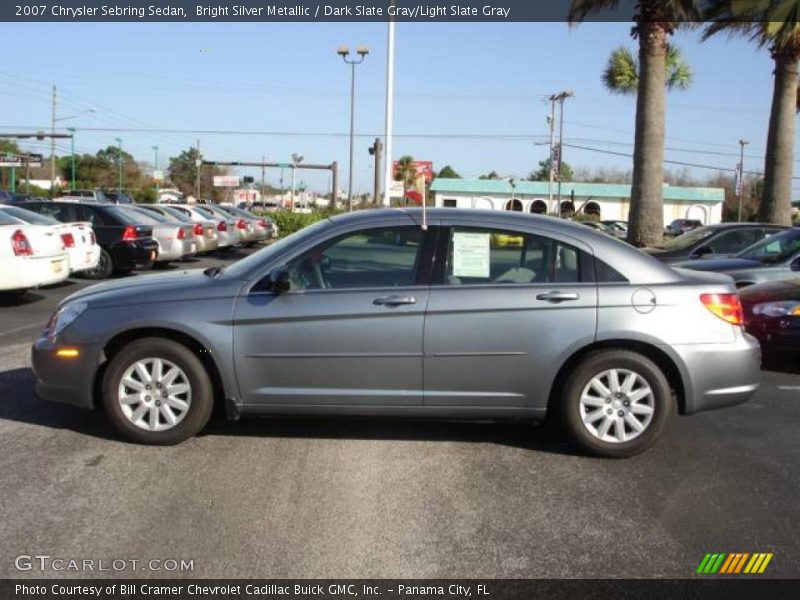 Bright Silver Metallic / Dark Slate Gray/Light Slate Gray 2007 Chrysler Sebring Sedan